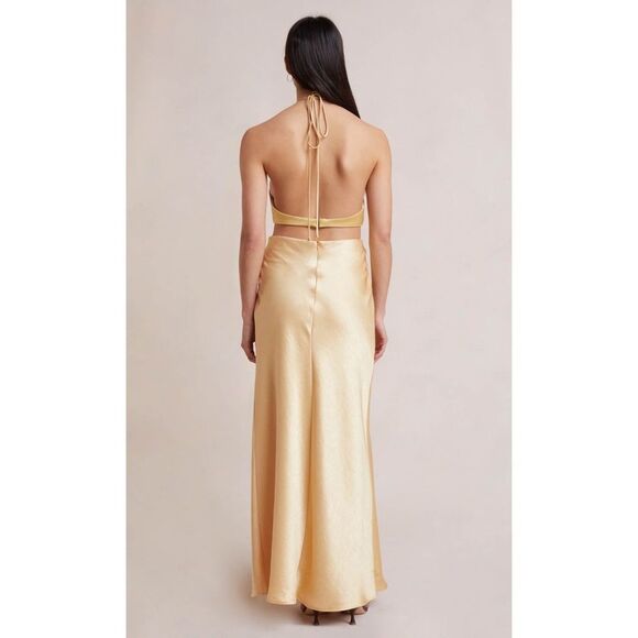 Free People x Bec & Bridge Carrie Halter Cutout Maxi Dress - Picture 3 of 11